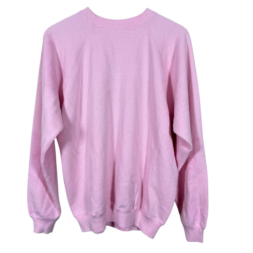 Hanes Women's Pink The Oldest Christmas in Texas Nacodoches 1886 Sweater Sz L - Picture 8 of 8